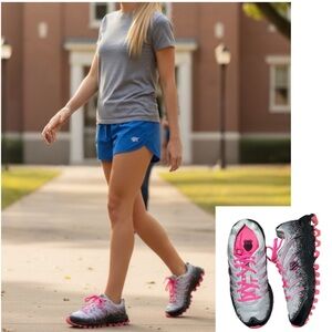 K-Swiss Black and Pink Women's Sneakers Running size 6.5 Tubes soles